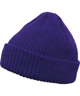 Rib beanie (1502RB) — Purple