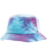 Festival print bucket hat (5003TD) — Purple Turquoise