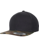 Classic snapback 2-tone camo (6089TC) — Black/Green Camo
