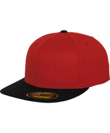 Premium 210 fitted 2-tone (6210T) — Red/Black