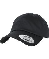 Low-profile organic cotton cap (6245OC) — Black