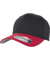 Flexfit woolly combed 2-tone (6277T) — Black/Red