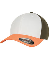 3-tone Flexfit (6277TT) — Neon Orange/White/Olive