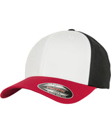 3-tone Flexfit (6277TT) — Red/White/Black