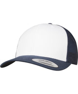 Retro trucker coloured front (6606CF) — Navy/White/Navy