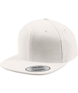 Melton wool snapback (6689M) — White