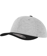 Flexfit double Jersey 2-tone (6778T) — Grey/Black
