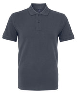 Men's organic polo — Graphite