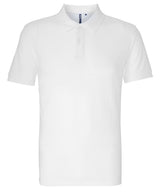 Men's organic polo — White