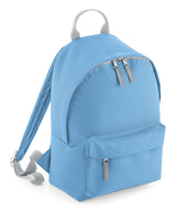 Mini fashion backpack — Sky Blue/Light Grey