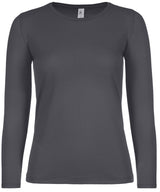 B&C #E150 long sleeve /women — Dark Grey