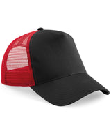 Snapback trucker — Black/Classic Red