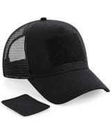 Patch snapback trucker — Black
