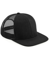 Original flat peak 6-panel trucker — Black/Black