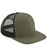 Original flat peak 6-panel trucker — Olive Green/Black