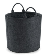Felt trug — Charcoal Melange