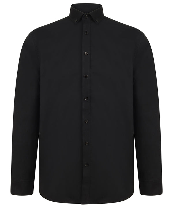 Modern long sleeve Oxford shirt