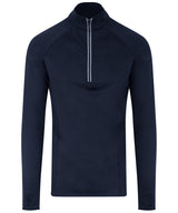 Cool Flex long half-zip top — French Navy