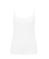 Ladies' strappy tank top — White