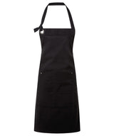 Calibre heavy cotton canvas pocket apron — Black