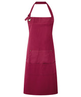 Calibre heavy cotton canvas pocket apron — Burgundy