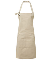 Calibre heavy cotton canvas pocket apron — Natural