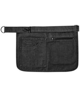 Metro utility hip apron — Black Denim