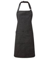 Annex Oxford bib apron — Black