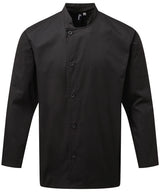 Chef's essential long sleeve jacket — Black