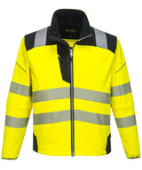PW3 Hi-vis softshell jacket (T402) — Yellow/Black