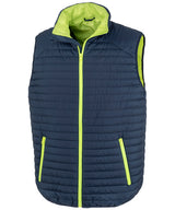 Thermoquilt gilet — Navy/Lime