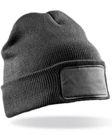 Double-knit Thinsulate™ printers beanie — Grey