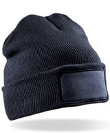 Double-knit Thinsulate™ printers beanie — Navy