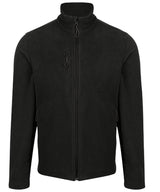 Honestly Made recycled full-zip fleece — Black