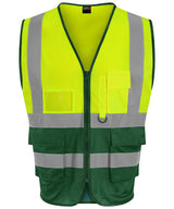 Executive waistcoat — HV Yellow/Paramedic Green