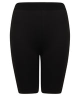 Women's fashion cycling shorts — Black/Black