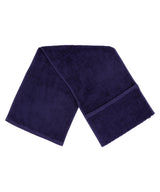 Luxury range pocket gym towel — Navy