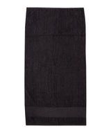Printable border hand towel — Black