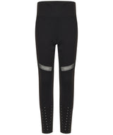 Kids panelled leggings — Black
