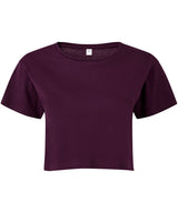 Women's TriDri® crop top — Mulberry