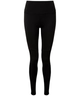 Women's TriDri® yoga leggings — Black/Black