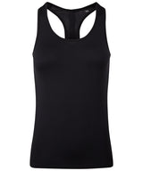 Women's TriDri® seamless 3D fit" multi-sport sculpt vest" — Full Black