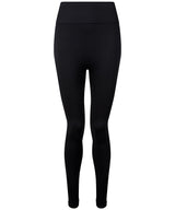 Women's TriDri® seamless 3D fit" multi-sport sculpt solid colour leggings " — Black