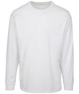 Long sleeve with cuff rib — White