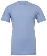 Unisex heather CVC short sleeve t-shirt — Heather Blue