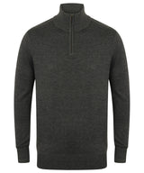 ¼ zip jumper — Grey Marl