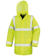 Core safety high-viz coat — Hi-Viz Yellow