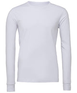 Unisex Jersey long sleeve tee — White
