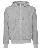Unisex sueded fleece full-zip hoodie — Athletic Heather