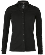 Women’s Kingston – stretch deluxe piqué shirt — Black